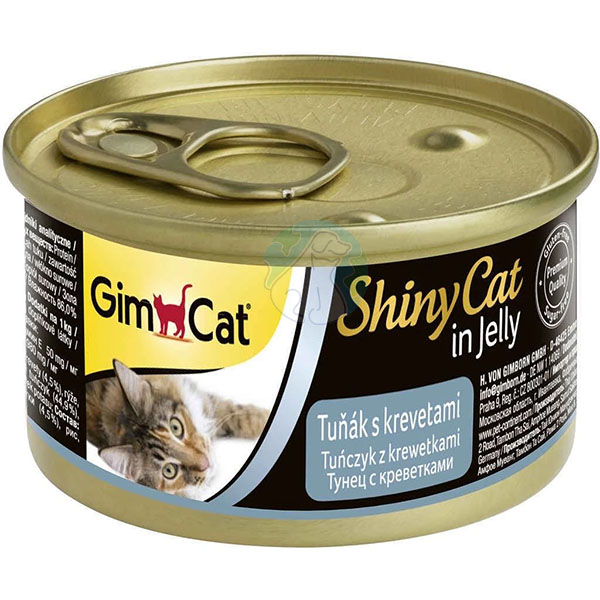 کنسرو گربه ۸۵گرمی با طعم تن و آنچوی Gimcat